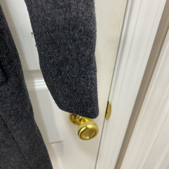 Madewell grey button front peacoat, size x small - Picture 7 of 16